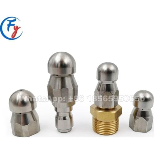 High Pressure Sewer Cleaning Jetter, Water Nozzle High Pressure Cleaning Pipes, Pipe Cleaner