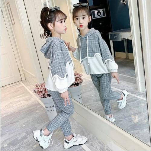 Girls Clothing Sets Autumn Winter Kids Long Sleeve Sweatshirts+Pants Suit Girl Outewear Children Clothes Set 5 7 8 9 10 12 Years