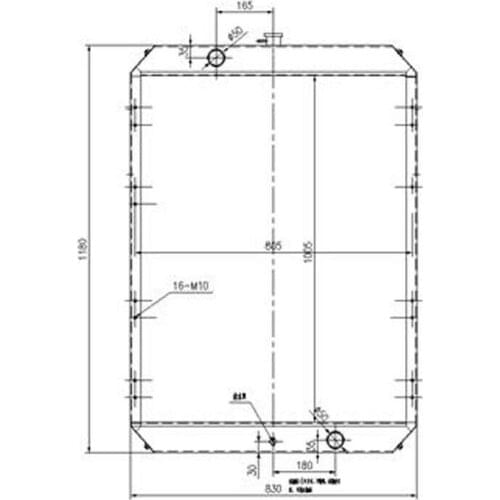 Buy Radiator 13G21000 Fit for Komatsu Doosan Excavator Solar 230LC-V 225LC-V 225LC-V