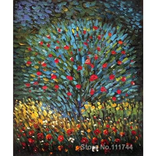 Landscape art Apple Tree I Gustav Klimt oil painting replicas High quality Hand painted