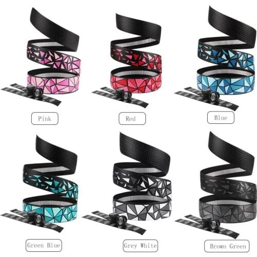 Lightweight Silicone Anti-slip Bar Tape Road Bike Handlebar Tape Racing Bicycle Handlebar Tape Strap Colorful Wrap Triple Color