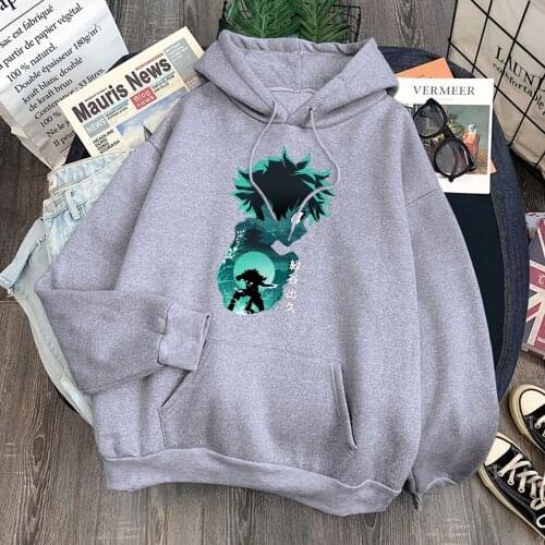 My Hero Academia Cool Character Female Hoodies Oversied Casual Hooded 2021 Hip Hop Trendy Hoody Harajuku Fleece Woman Hoodie