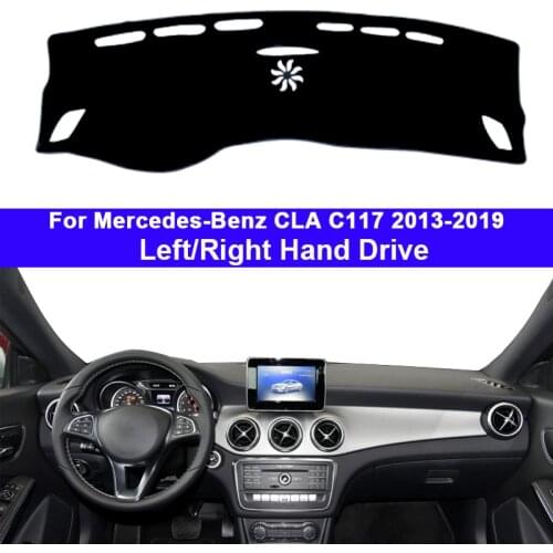 Car Dashboard Cover DashMat Cape For Mercedes-Benz CLA C117 2013 2014 2015 2016 2017 2018 2019 CLA180 200 220 250 AMG CLA200