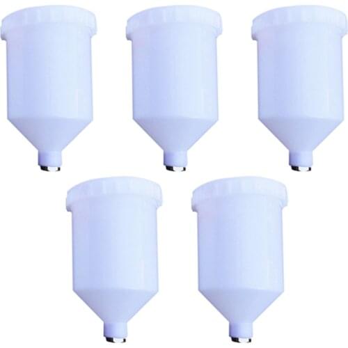 Plastic Sprayer Cup Air Gravity Feed Spray Paint Pot Fastmover Thread Connector For Spray Gun Tools For H827 H887 Accessories