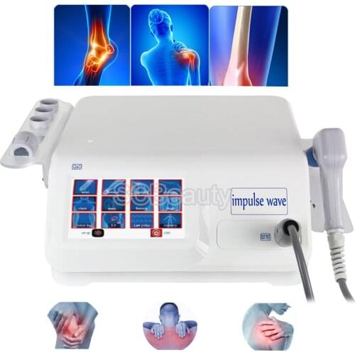 Pneumatic Shock Wave Therapy Machine Shockwave Instrument For ED Treatment Pain Relief Deep Tissue Percussion Body Relax Muscle