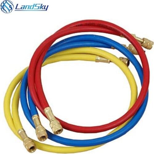 R134A Car Air Conditioning High-Grade Liquid Fluoridation Refrigerant Tube 72 " 1.8 M Hose Pipe