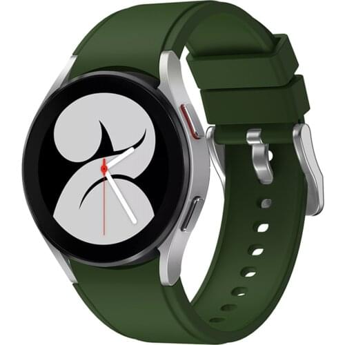 Replacement Strap for Samsung Galaxy Watch4 40mm 44mm/Watch4 Classic 42 46mm Silicone Smart Watchband Bracelet Sports Strap