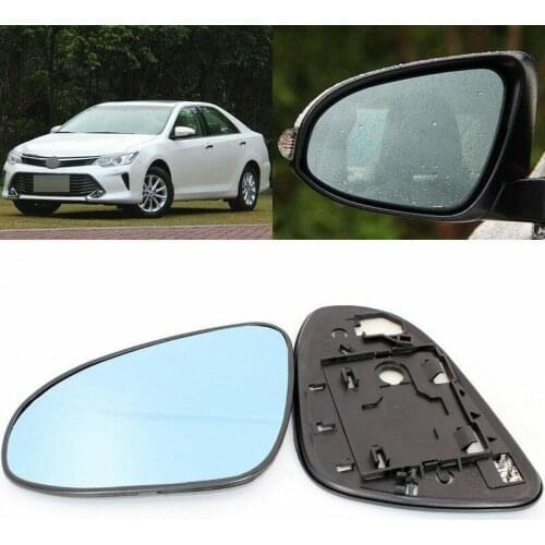 Blue mirror For Toyota Camry 2006-2016 Side View Door Mirror Blue Glass With Base Heated turn single lamp