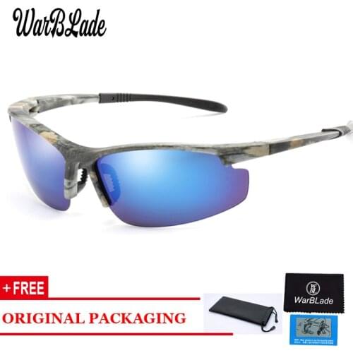 WarBLade New HD Polarized Sunglasses Men Luxury Driving Sun Glasses Outdoor Sports Goggles UV400 Rimeless Eyewear Gafas De Sol