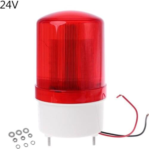 220V/12V/24V LED Alarm Light Warning Lamp Signal Buzzer Rotary Strobe Flash Siren Emergency Sound Illumination Hummer