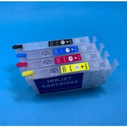 YOTAT Empty Refillable Ink Cartridge without chip ICBK84 ICC84 ICM84 ICY84 for Epson PX-M780F/PX-M781F