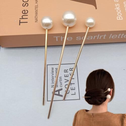 3PCS Fashion Women Simulated Pearl Hairpins Metal Barrette Clip Wedding Bridal Hair Jewelry Accessories Hairstyle Design Tools