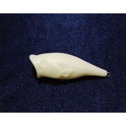 1pcs Unpainted Hardbaits Popper Fishing Lure Body 2 Inch 1/4 OZ Blank lures JSE126