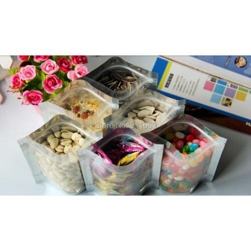 10cmx15cm*0.16mm+3cm,100pcs! Reclosable Zipper Bag Silver Aluminium Foil Stand Up Ziplock Bag,Self -Sealed Plastic Ziplock Bag