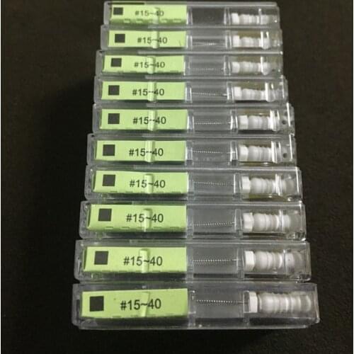 10 Packs Niti Dental K-files 21mm #15-40 Endodontic Root Canal Hand Use K File (6pcs per pack)