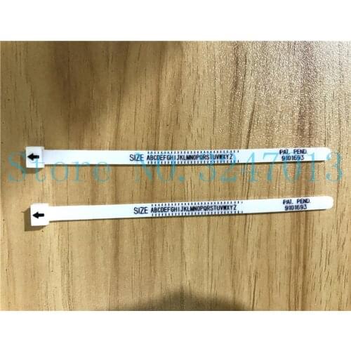 100PCS/BAG Ring Sizer Finger Gauge Belt Measure UK size A - Z for rings Multisizer Economical