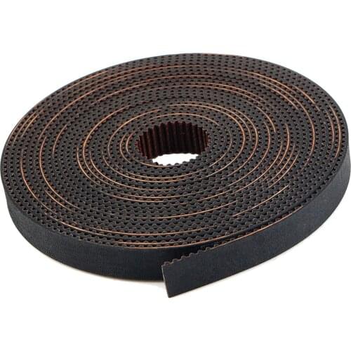 2 Meters GT2 Timing Belt 6.6ft 9mm Width Rubber Fiberglass for RepRap Prusa Mendel CR-10 Ender 3 3D Printers
