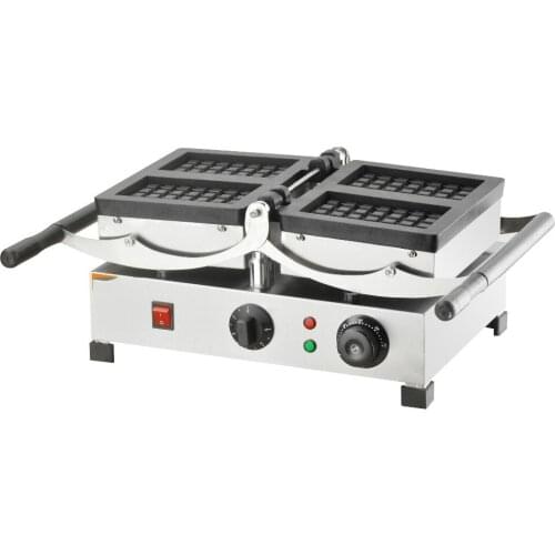 2 Plate Electric Muffin Baker Waffle Stove Maker Waffle Iron Making Machine