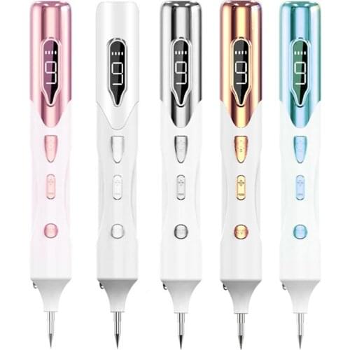 9 level LCD Face Skin Dark Spot Remover Mole Tattoo Removal Laser Plasma Pen Machine Facial Freckle Tag Wart Removal Beauty Care