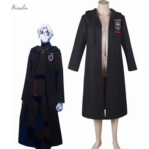 Ainclu Free Shipping D.Gray-man Halloween Season 2 Allen Walker Black Order New Exorcists Uniform Overcoat Anime Cosplay Costume