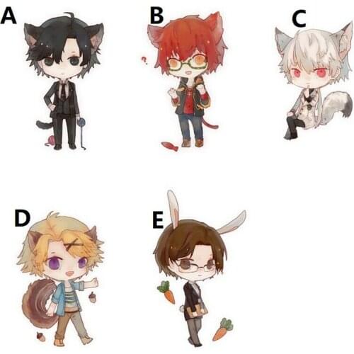 Acrylic Keychain Strap Mystic Messenger Saeran 707 Jumin Yoosung Zen Ray Kawaii