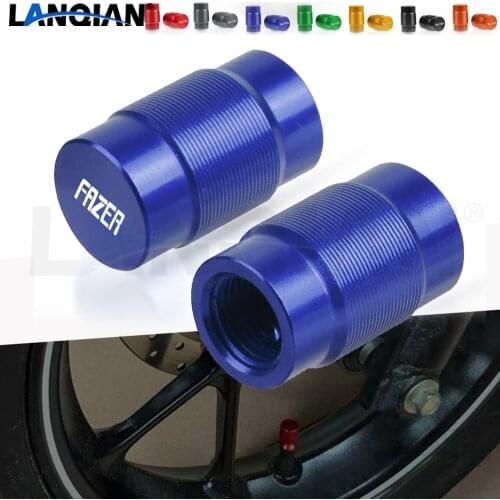 For Yamaha FZ1 FZ6 FAZER 600 Motorcycle Aluminum Wheel Tire Valve Stem Caps FAZER 600 FZ1 FZ6 FAZER 2001-2013 Accessories