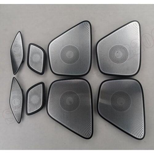 Car Accessories Auto Door Audio Speaker Loudspeaker Cover Trim 2019-2021 For Mercedes Benz A-Class W177 A200 A220