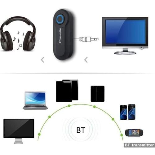 Bluetooth 4.0 Audio Receiver Transmitter Mini Stereo Bluetooth AUX USB 3.5mm Jack TV PC Wireless Adapter