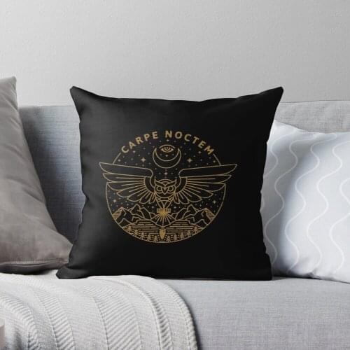 Carpe Noctem Throw Pillow Cushion Cover Polyester throw pillows case on sofa home living room car seat decor 45x45cm