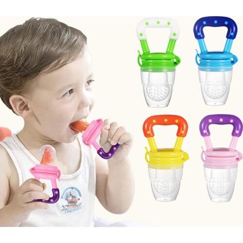 Baby Nipple Fresh Food Nibbler Baby Pacifiers Feeder Kids Fruit Feeding Nipple Safe Supplies Nipple Teat Pacifier Bottles