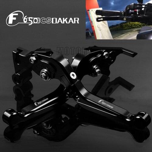 For BMW F650CS Daker/ABS/Daker ABS 2004-2008 F650 F 650CS 650 CS Motorcycle CNC Aluminum Adjustable Folding Brake Clutch Levers