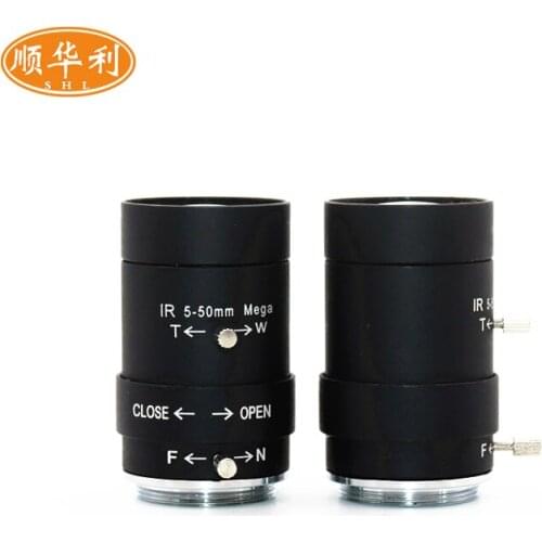 HD 5-50mm Manual Aperture Zoom Manual Focusing CS Visual Surveillance Lens Camera Lens