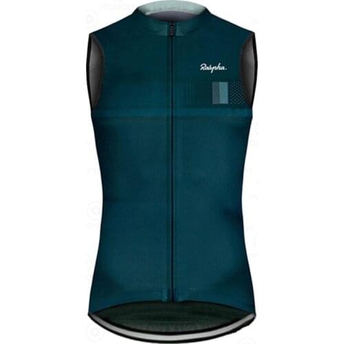 2021 team Cycling Vest Windstopper Windproof Bicycle Vest sleeveless lightweight breathable Bicycle Jersey Ciclismo RAPHA