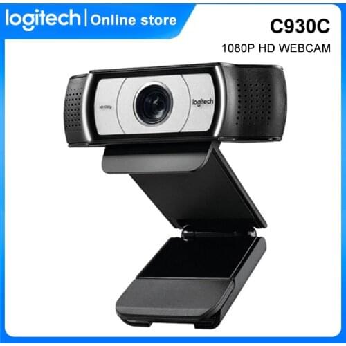 Logitech C930C 1080P Webcam HD Zeiss Lens Built in Mic USB camera 4 Time Digital Zoom Web cam For Laptop PC Online Class
