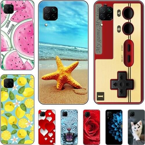 Fashion Printed Phone Case For Huawei P40 Lite 5G 6.4 inches Silicone Soft TPU Back Cover For Huawei P 40 Lite 4g Phone Case