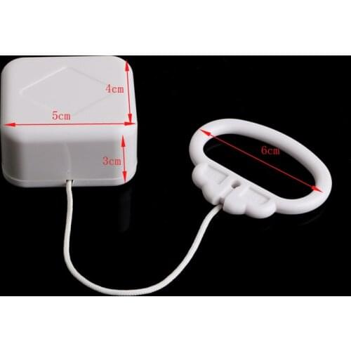 Creative Pull String Cord Music Box White Baby Bed Bell Kids Toy Random Songs Baby Rattles Mobiles