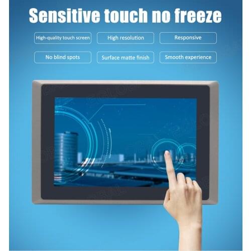 All in One Desktop i5 7200U 6360U I7 7500U Industrial Panel PC WES7 Barebone 15'' Touch Screen Computer IP65 Waterproof Touch PC