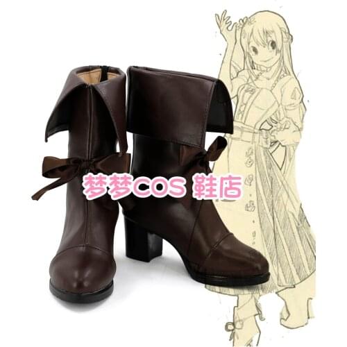 Anime My Hero Academia Cosplay Shoes Asui Tsuyu Cosplay Boots Halloween Party Academia Daily Leisure Shoes Custom Made