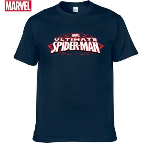 Marvel The Avengers Spider Man t shirt Comfortable Breathable 100% cotton Fashion clothes for teens Summer Tops T-shirts men #92