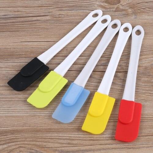 1PC Non-stick Silicone Pastry Spatula Flexible Butter Cream Scrapers Baking Tools Cake Decoration LB 343