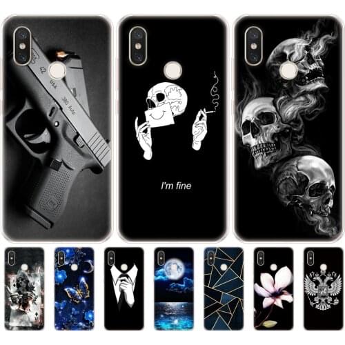 Silicon case For xiaomi mi 8 6.21'' Case soft TPU Case For xiaomi mi 8 SE 5.88" Back Cover For xiaomi mi 8 pro