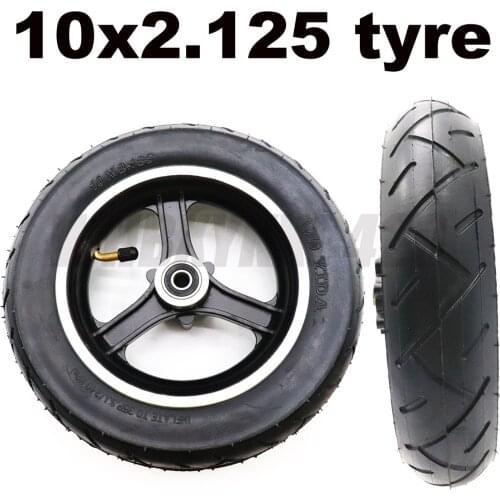 10x2.125 YIDA tire and inner tube wheel disc brake rim hub is used for the front wheel of 10 inch electric skateboard wheel