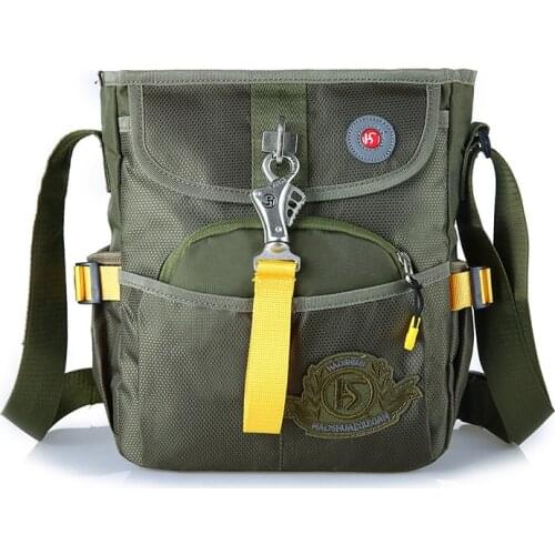 Men Military Single Shoulder Messenger Bags Flap Multi-Capacity Riding Casual Fashion Male High Quality Nylon Crossbody Bag