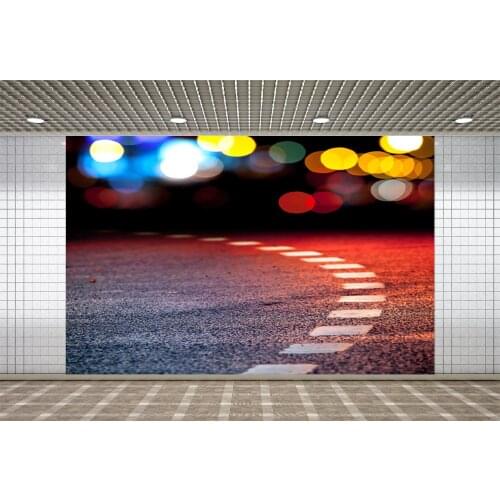 Lyavshi Road Shimmer Vinyl Photography Background For Newborn New Fabric Polyester Backdrop For Wedding Photo Studio