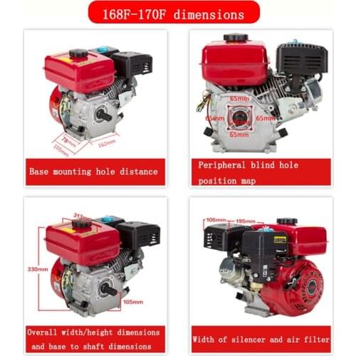 168 170F 188F 190 small gasoline engine small gasoline engines