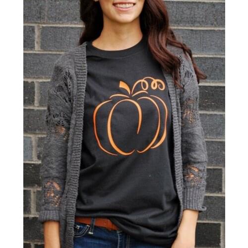 2020 Aesthetic Pumpkin Halloween Women T-shirt Casual Short Sleeve T Shirts Tops Harajuku Vintage Clothes Female Graphic Tees