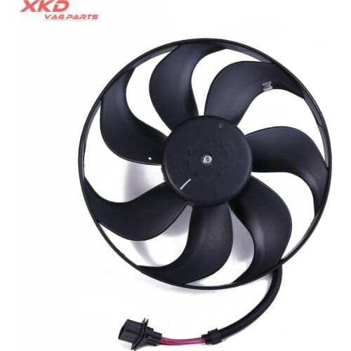 345mm Left Big Radiator Cooling Fan Motor Fit For VW- Golf Jett-a Au-di 250/60W 1J0959455F 6X0959455F/A