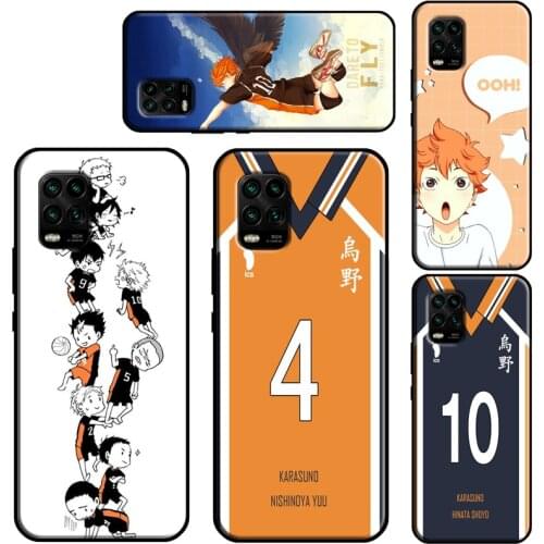 Anime Haikyuu Hinata Case For Xiaomi Mi 11 Lite Ultra 9T 10T Pro Mi Note 10 Lite POCO F3 M3 X3 Pro TPU Cover