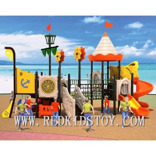 Exported to Middle America Children Playground System 2016HZ-P003 Pirate Ship 23 Years' Manufacture Experiences
