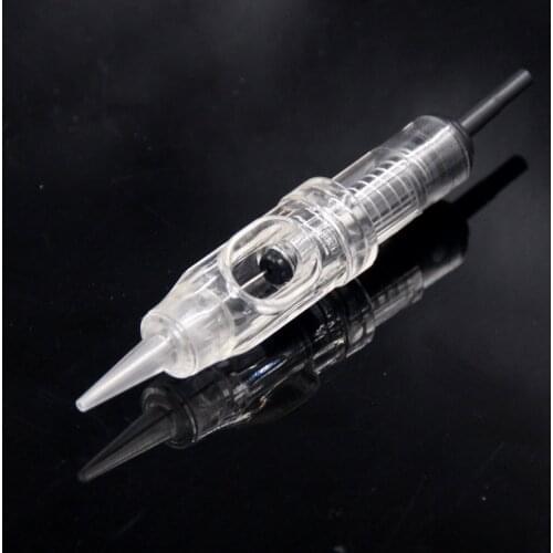 100pcs agulhas easy click tattoo cartridge needles 600dg 5f professional tattoo needles for permanent makeup lip/eyebrow